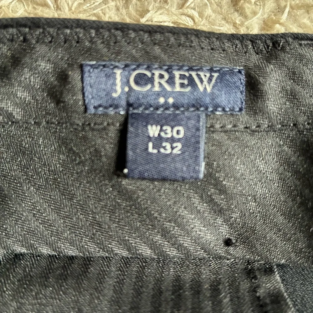 J. Crew Thompson Black Slim Fit Trouser pants 30x32